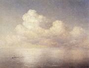 Ivan Aivazovsky Wolken uber dem Meer, Windstille oil painting on canvas